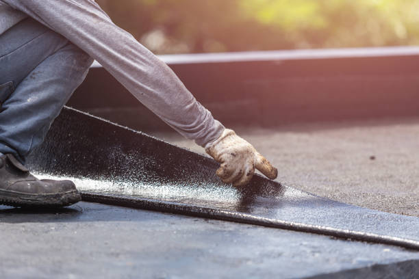 Professional Waterproofing technician working in Rushsylvania, OH